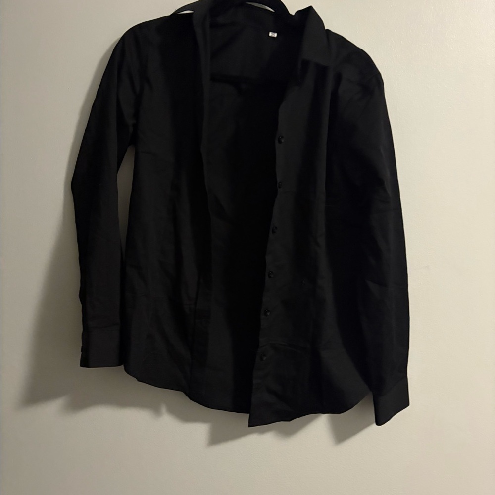 Black Button-Up Shirt